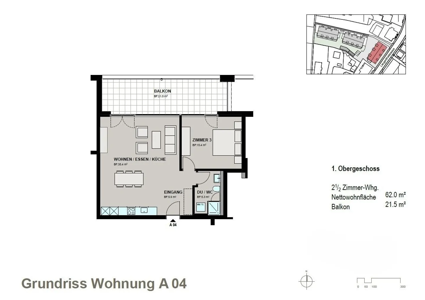 Appartamento 2.5 camere affascinante - Foto 7 di 8