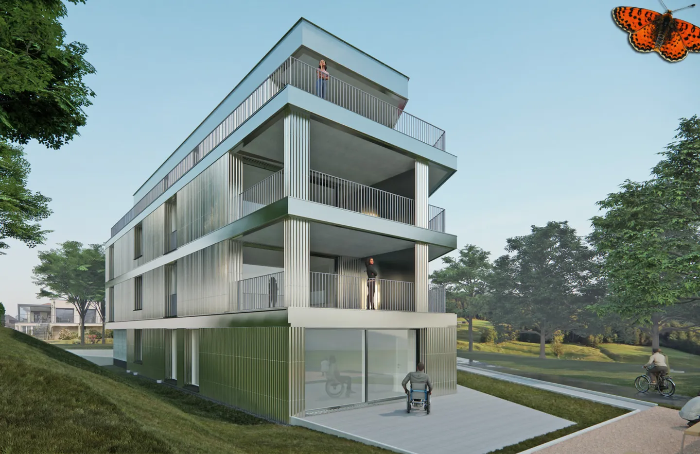 Magnificent 4-room ground floor apartment with 44 m² terrace - Photo 5 of 10