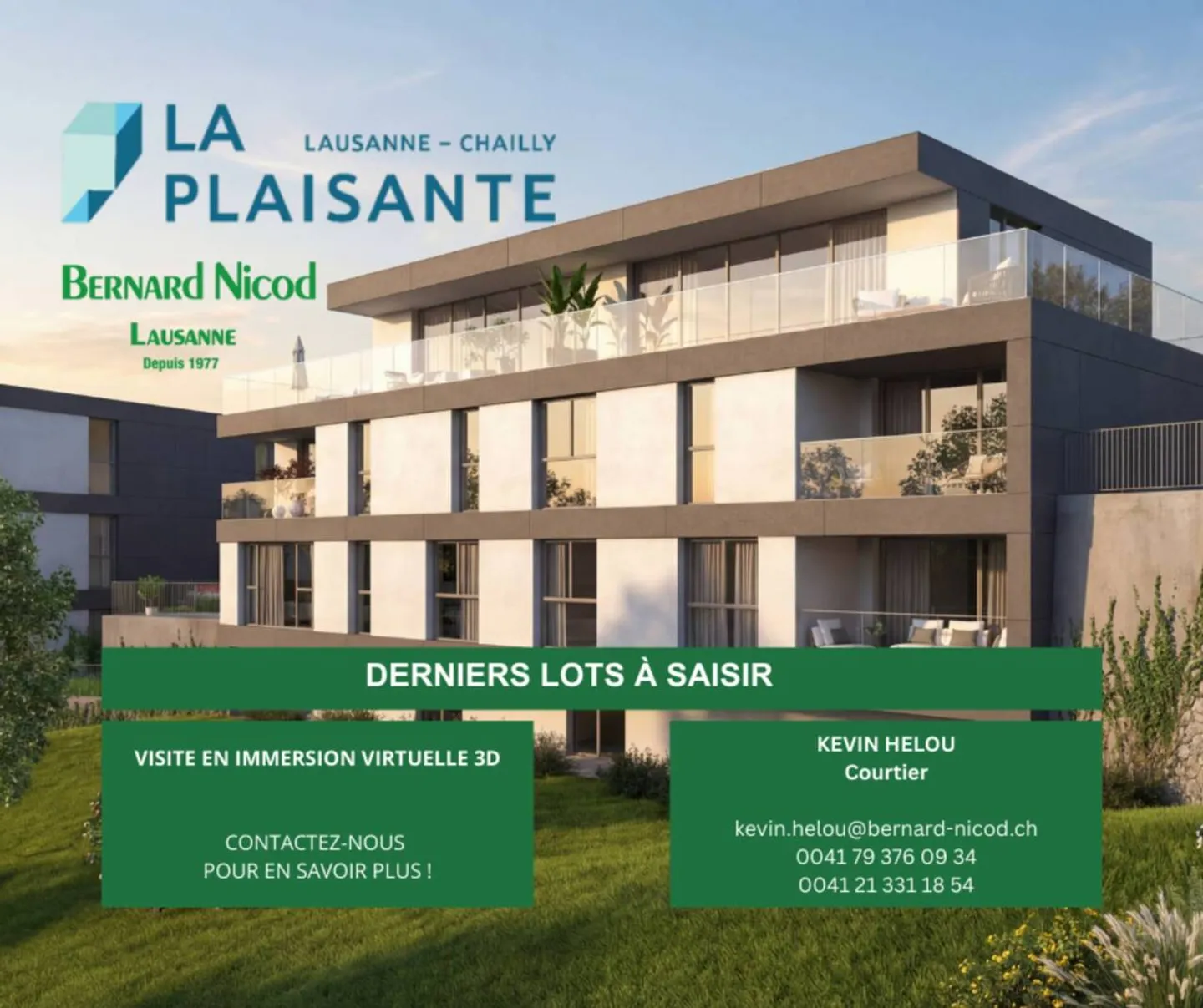 Appartement avec 3,5 pièces et terrasse - Photo 1 sur 7