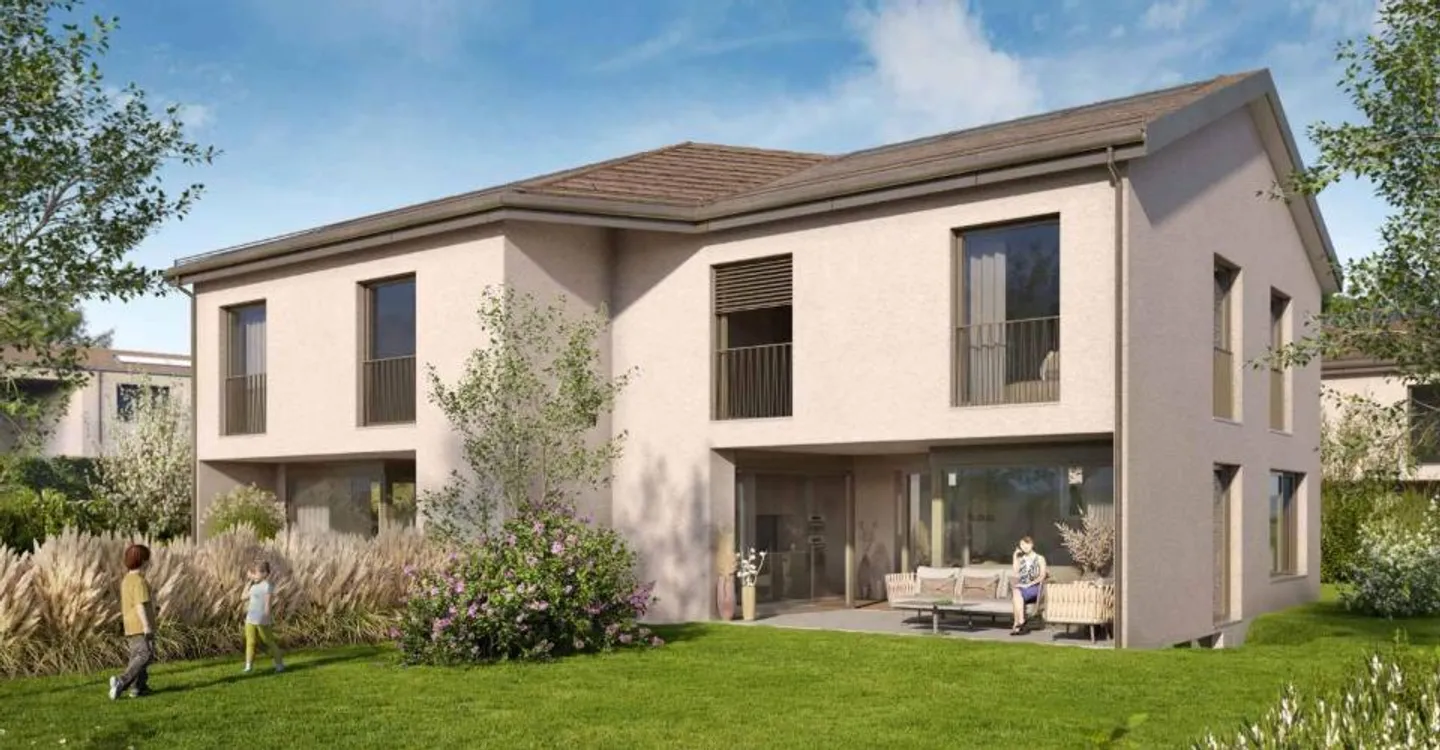 Nouvelle Villa Jumelle à Corcelles - Photo 2 sur 12