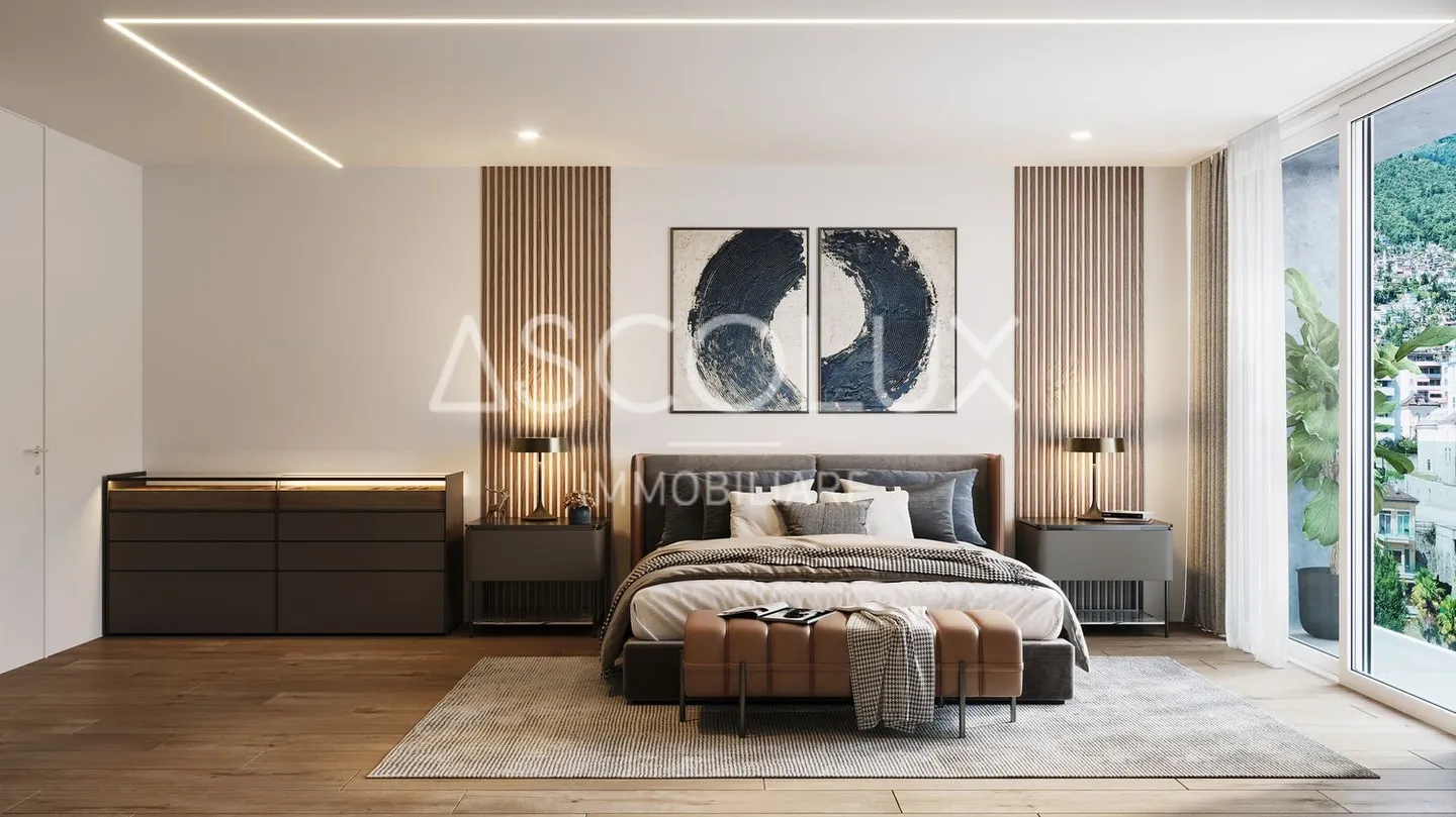 Résidence Cataleya - Élégant 4.5 pièces dans un quartier exclusif à Muralto - Photo 6 sur 13