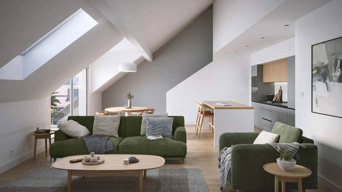 Neue Promotion "Harmonia" in Romanel-sur-Lausanne - 3,5-Zimmer-Wohnungen in neuen Duplex-Dachgeschossen ab CHF 1'080'000.- - Foto 1 von 15