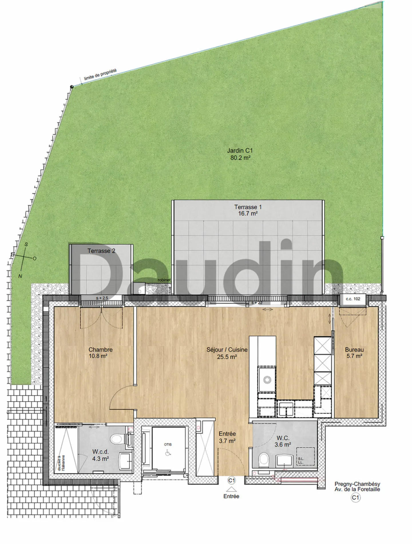 Neue 3.5-Zimmer-Wohnung THPE mit eigenem Garten - Photo 5 of 5