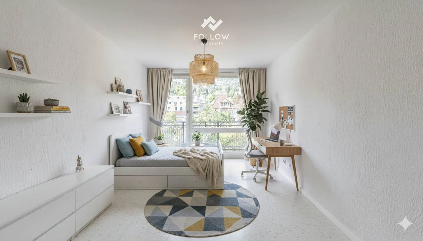Licht, Raum und Lebensqualität - traumhafte 4.5-Zimmer-Wohnung im Herzen von Pieterlen - Foto 3 von 14