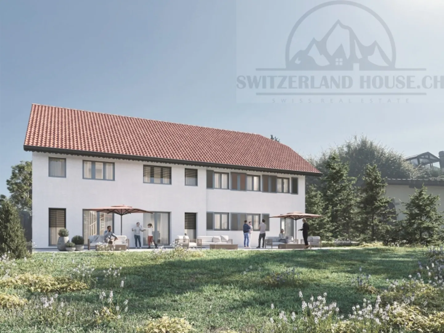 «Magnifico duplex indipendente 4,5 pcs a Domdidier vicino ai servizi» - Foto 1 di 10