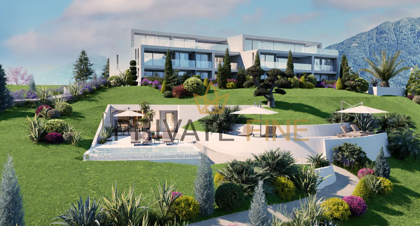 Nuova residenza a Brione con vista lago TOP, piscina e SPA (n. 15) - Foto 3 di 14