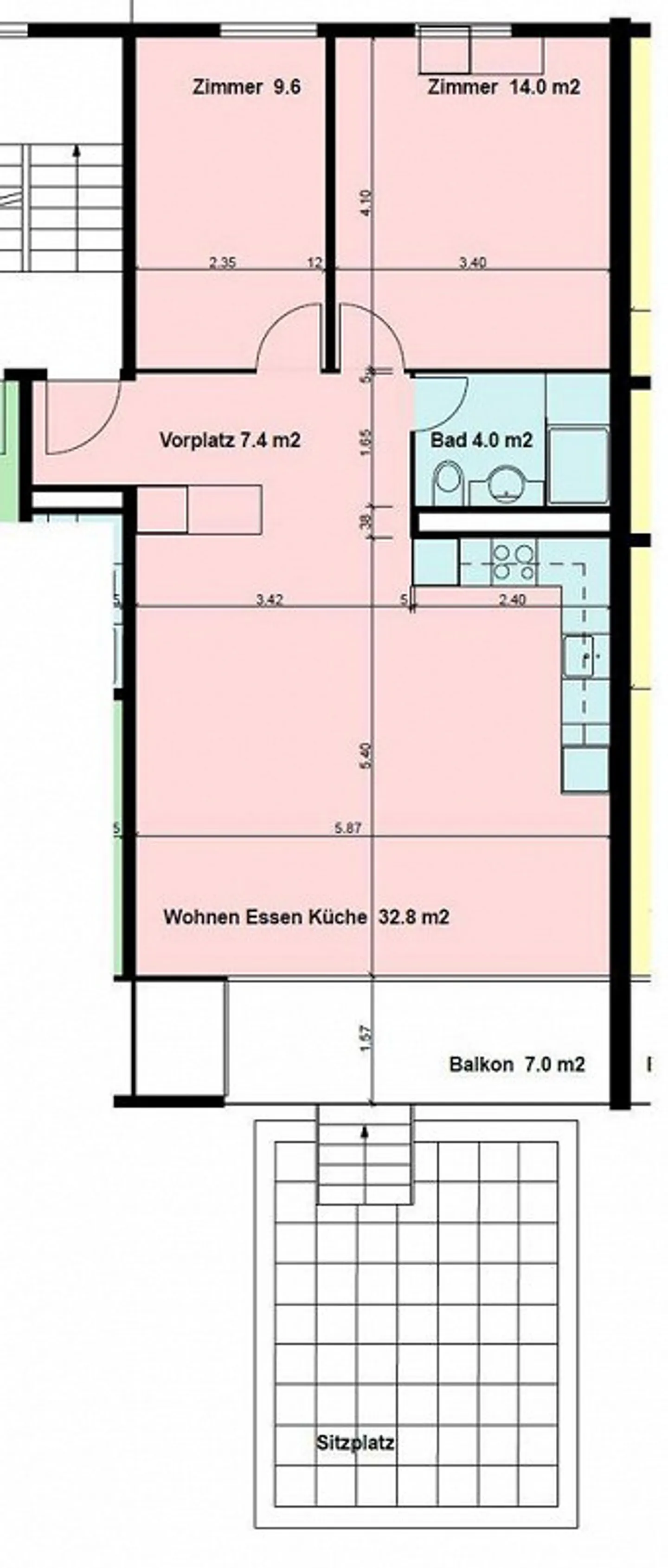 Moderne 3.5-Zimmerwohnung Nähe ETH Hönggerberg - Foto 8 von 8