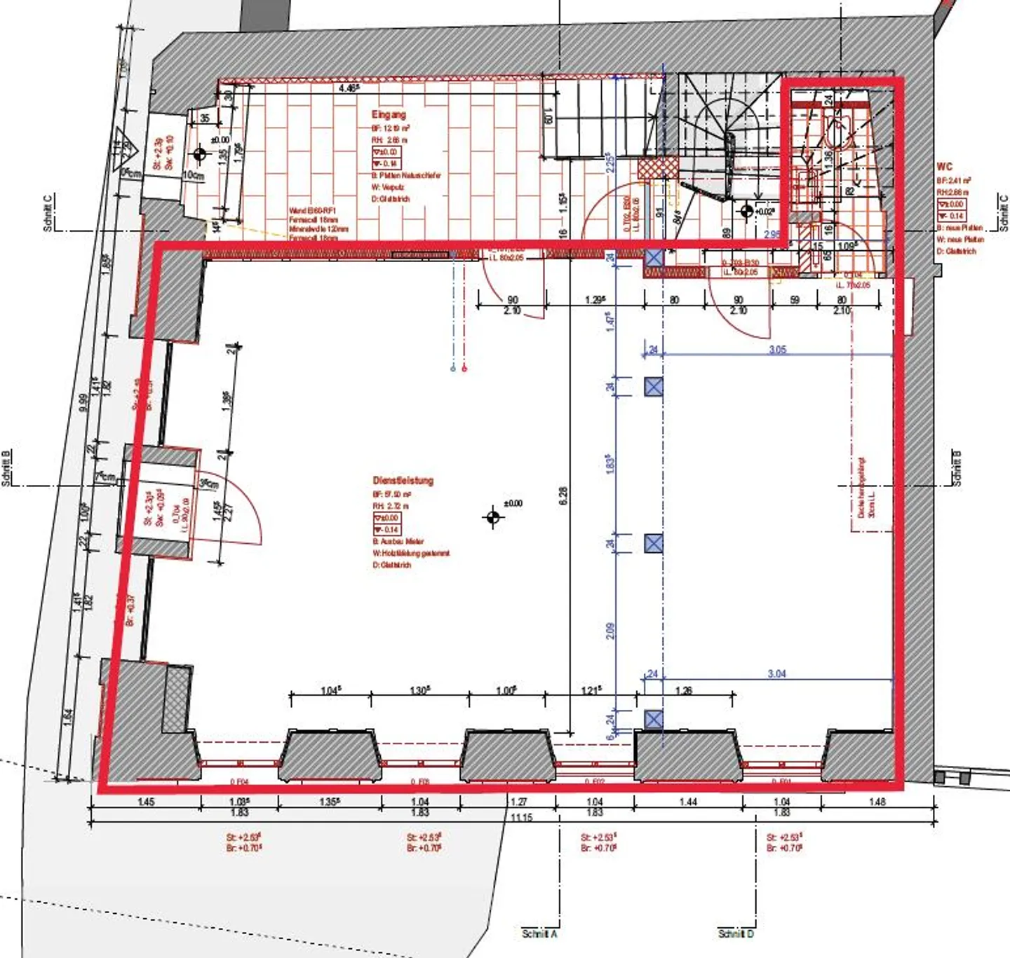 Spazio commerciale nel centro di Thun - Foto 2 di 3