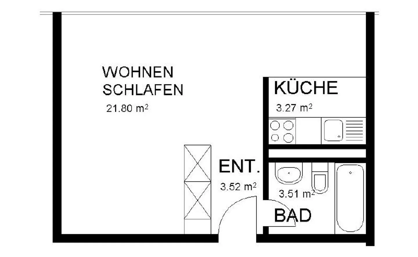 1-room apartment in Spreitenbach - Photo 4 of 4