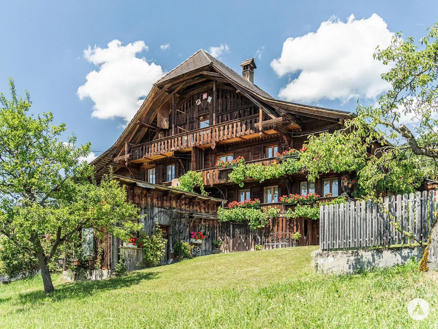 Idillio di fattoria con vista sul lago di Thun - Foto 1 di 13
