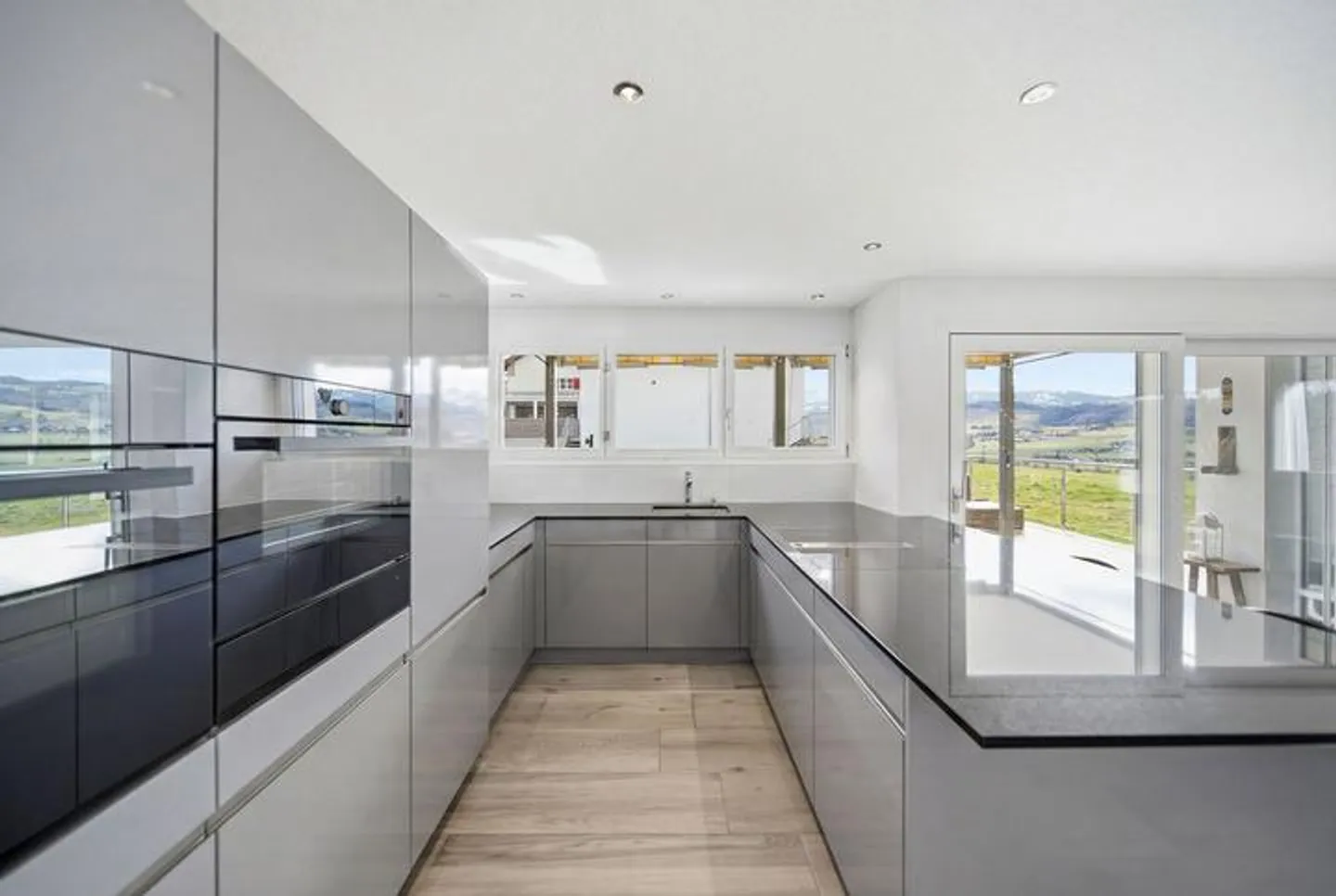 MODERN GARDEN APARTMENT WITH A DREAM VIEW OF THE BERN ALPS - Photo 3 of 8
