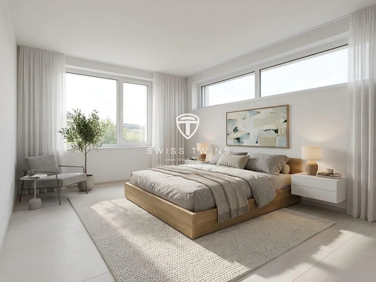4.5-Zimmer-Penthouse mit Seesicht in Altendorf - Foto 4 von 13