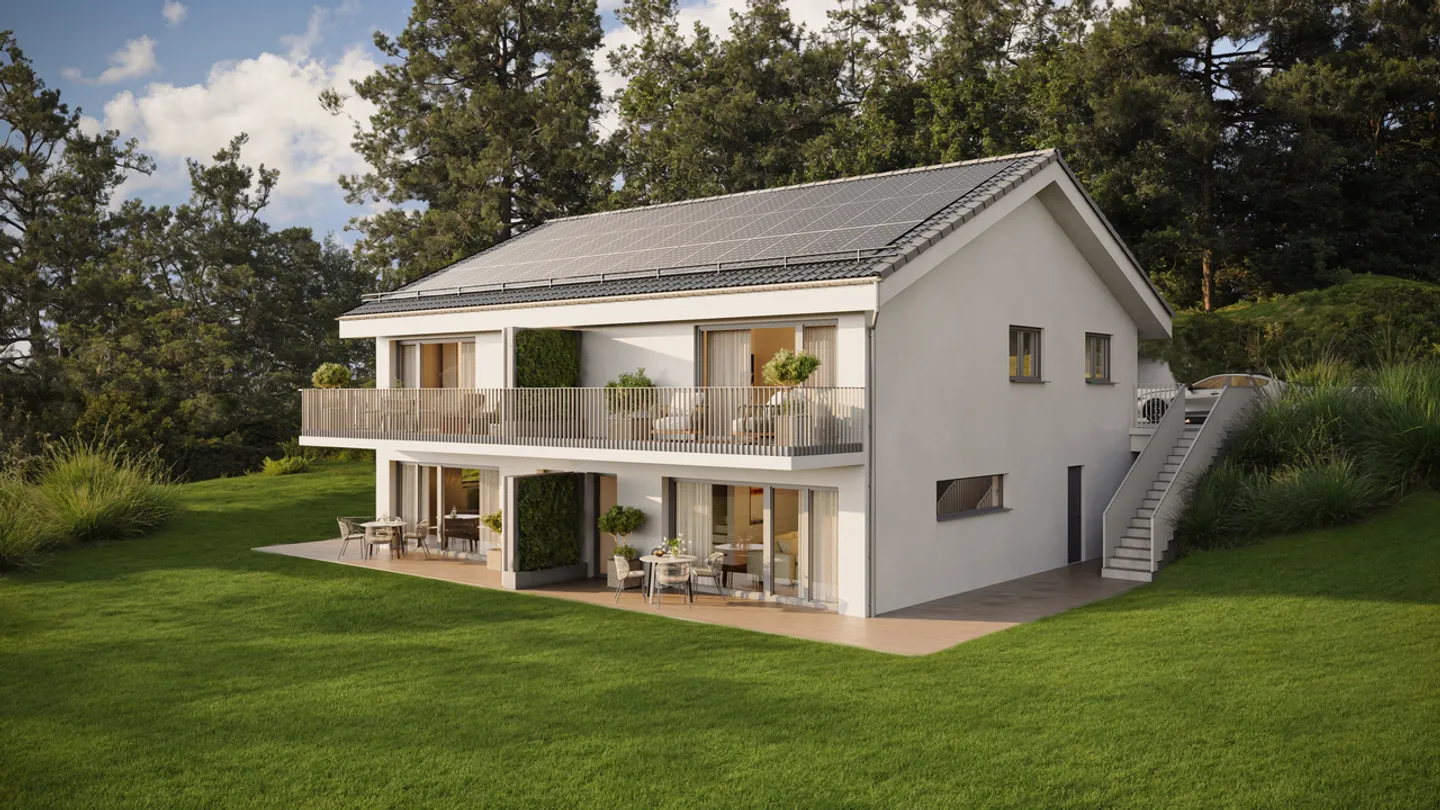 Villa a schiera nuova con vista lago - Foto 1 di 6