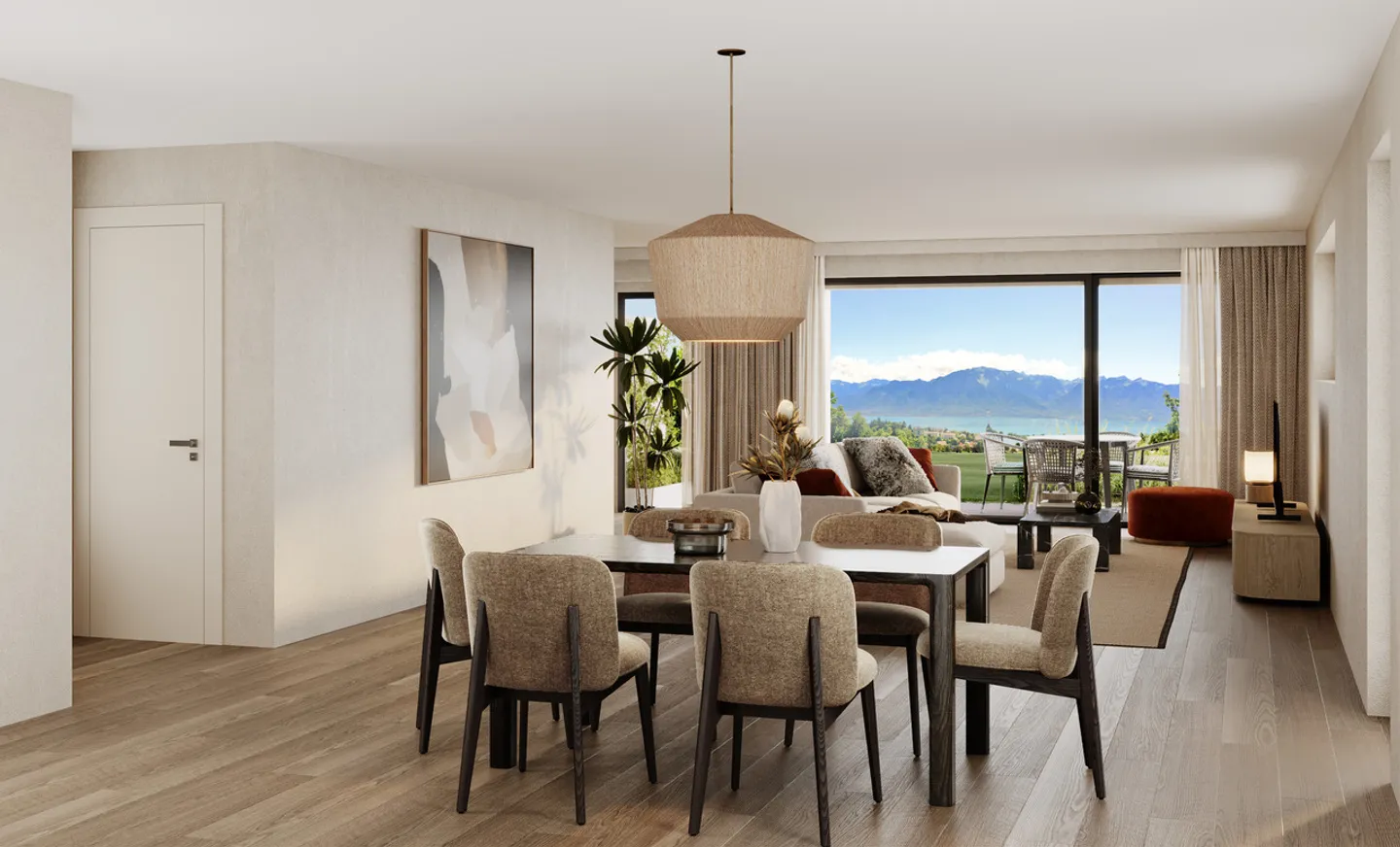Villa a schiera nuova con vista lago - Foto 3 di 6