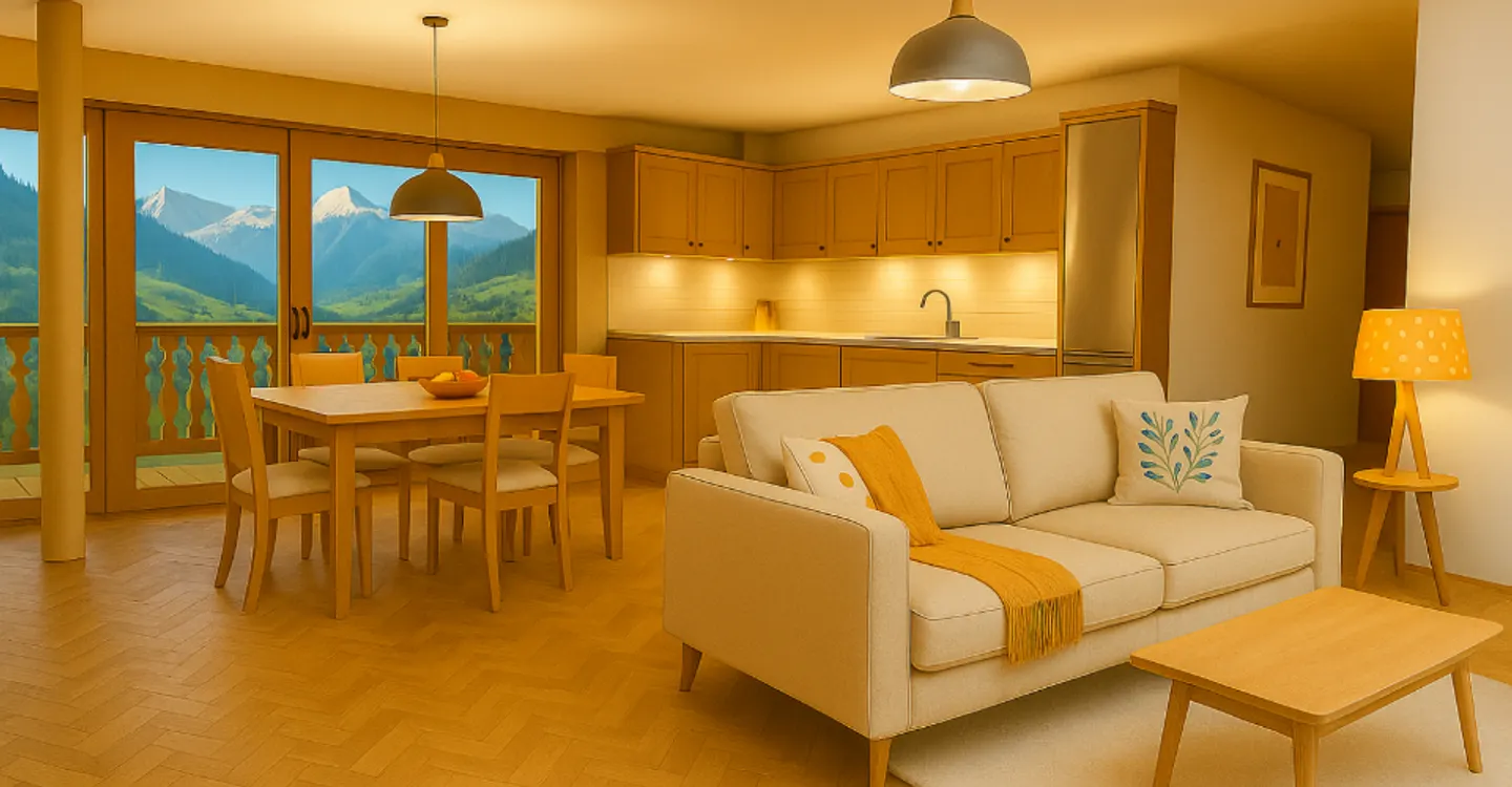 Charming Alpine 2.5 Room Apartment - Photo 4 of 12