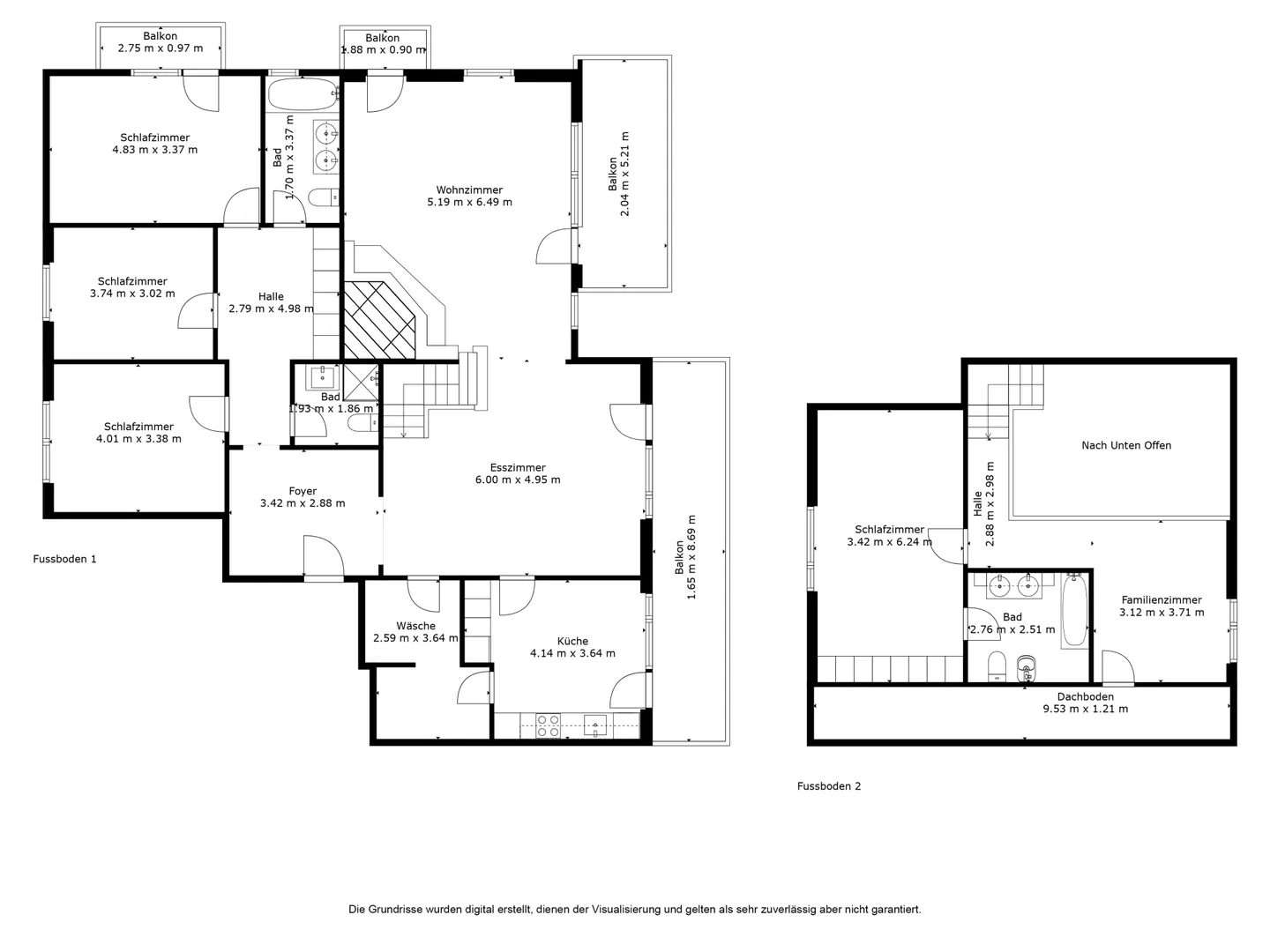 Rustic, spacious attic duplex apartment near Brigerbad - Photo 52 of 56