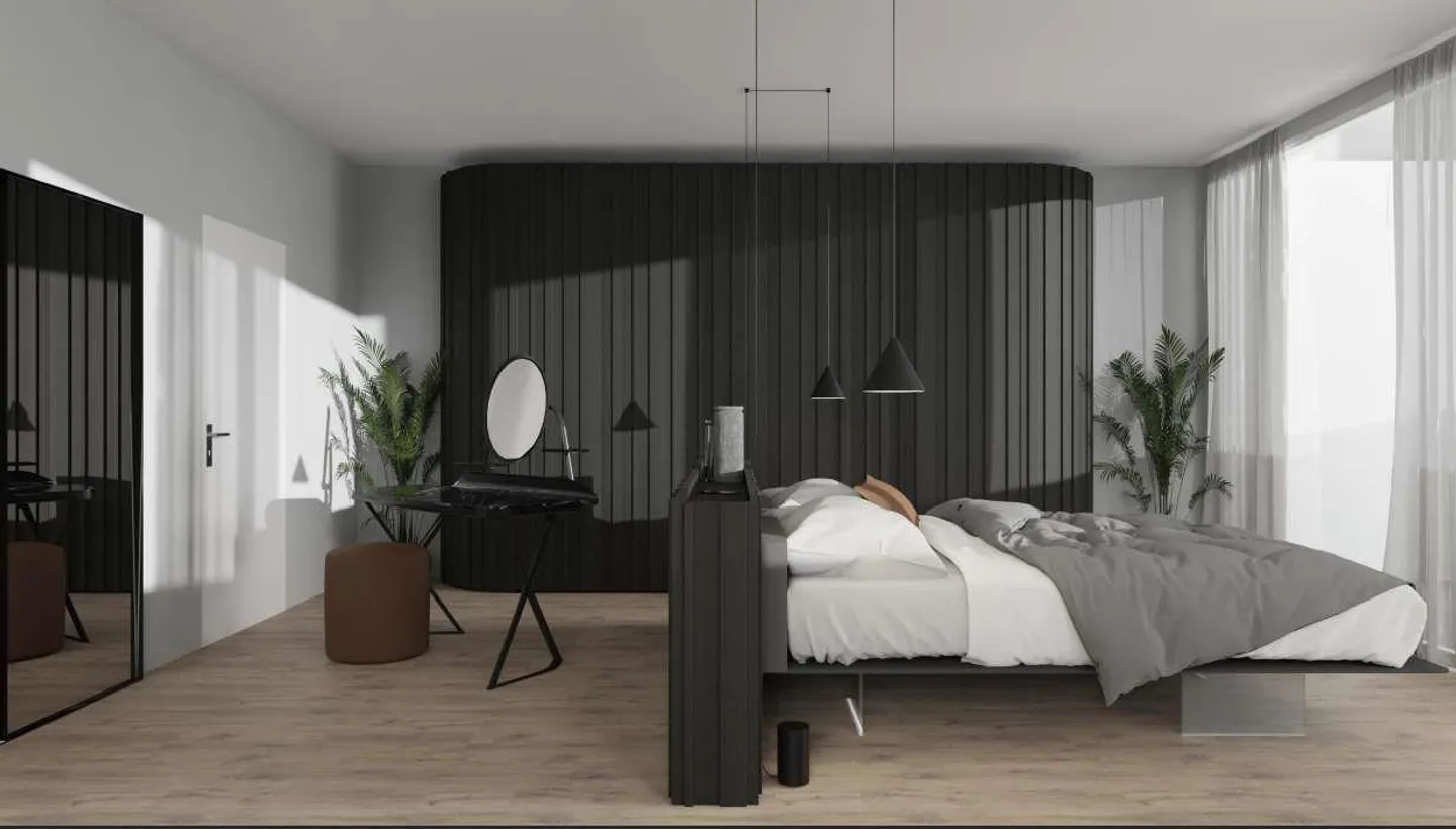 New penthouse with lake view in Lugano, central location - Photo 9 of 13