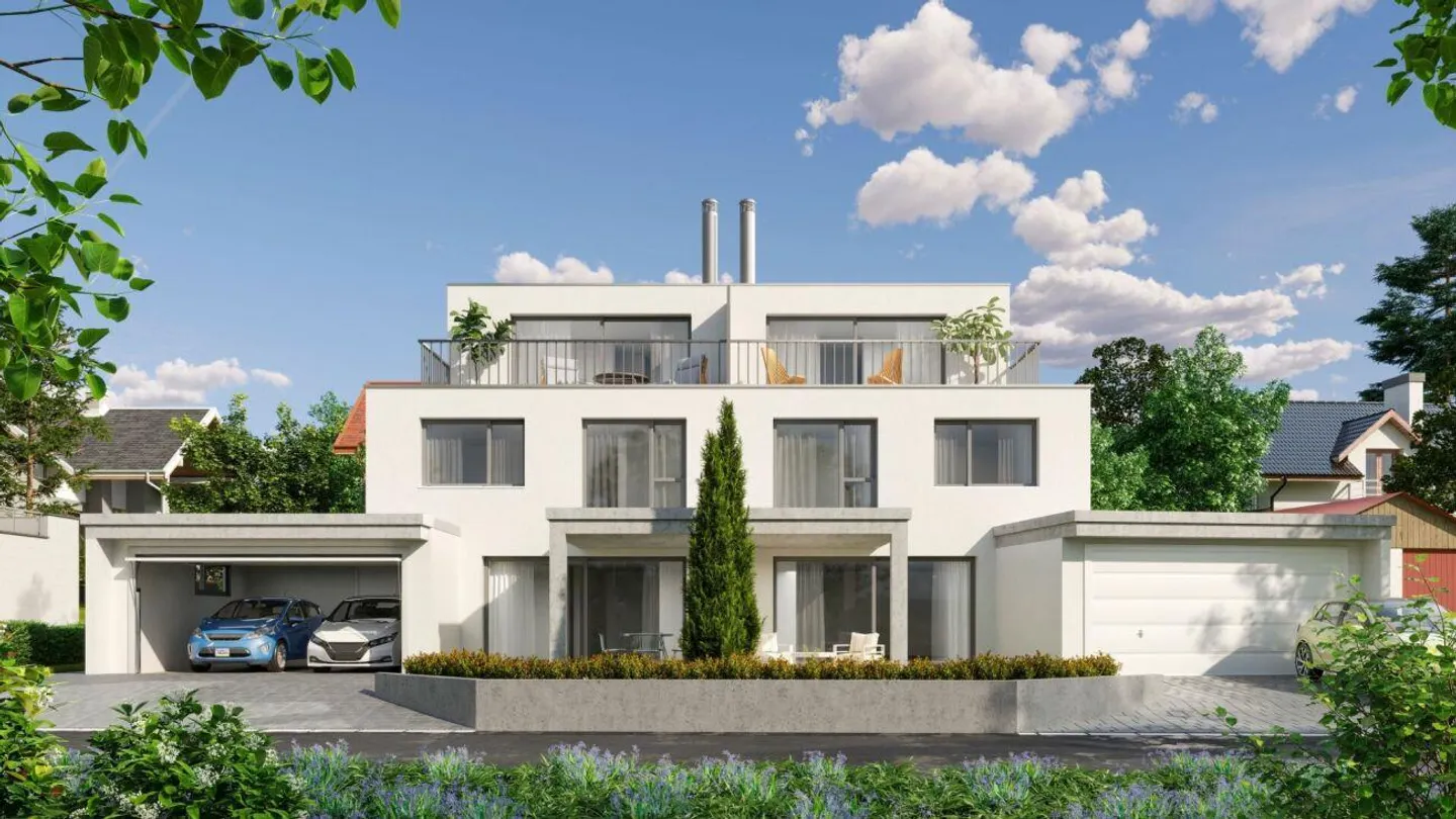 Modernes Doppelhaus mit Terrasse - Foto 2 von 6