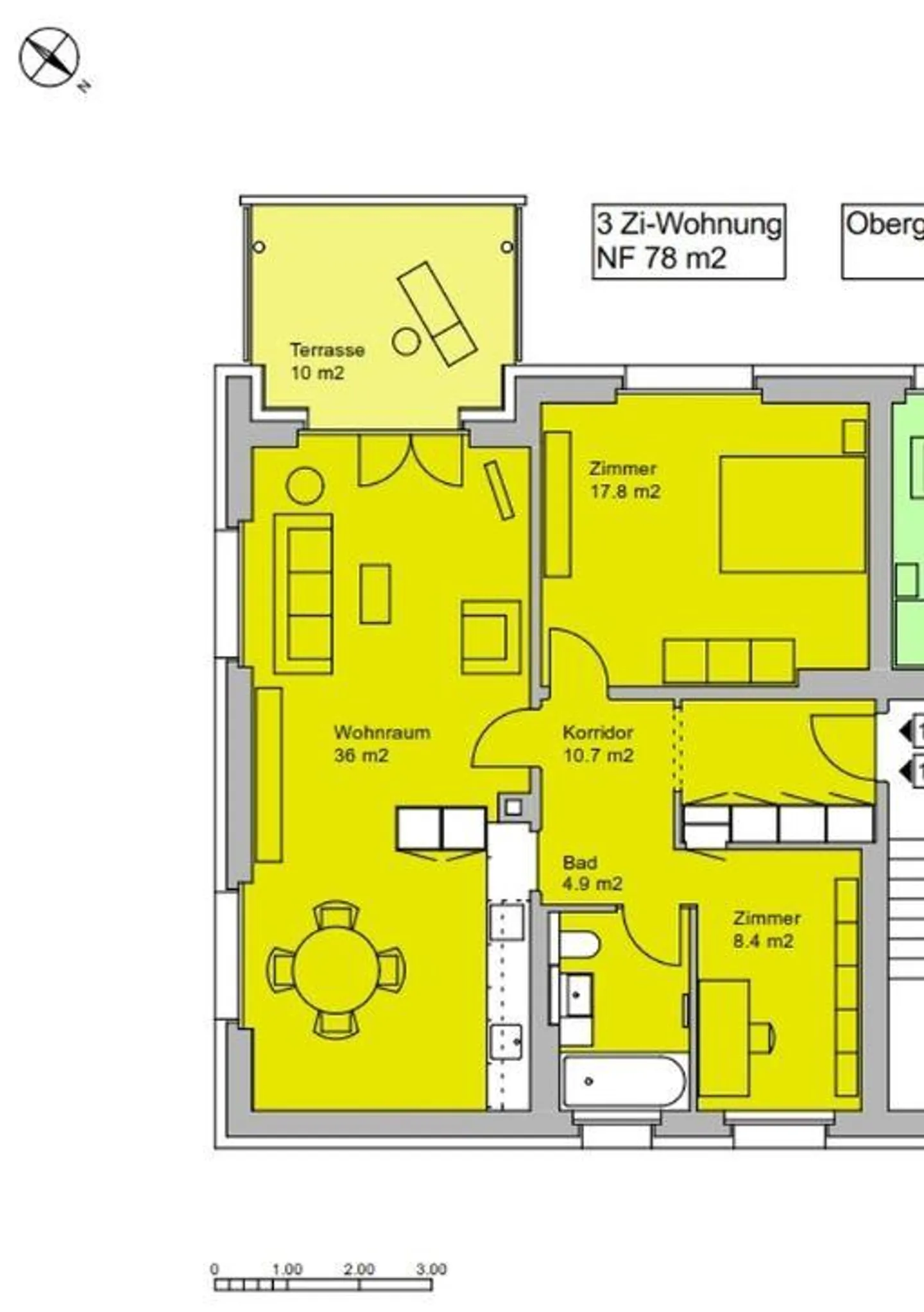 Moderne 3-Zimmerwohnung in Emmenbrücke - Foto 9 von 9