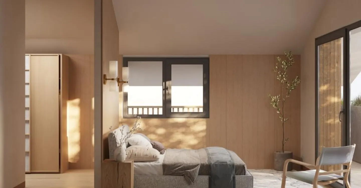Chalet a schiera contemporaneo su progetto - 5,5 stanze a Euseigne (Hérémence) - Foto 5 di 7