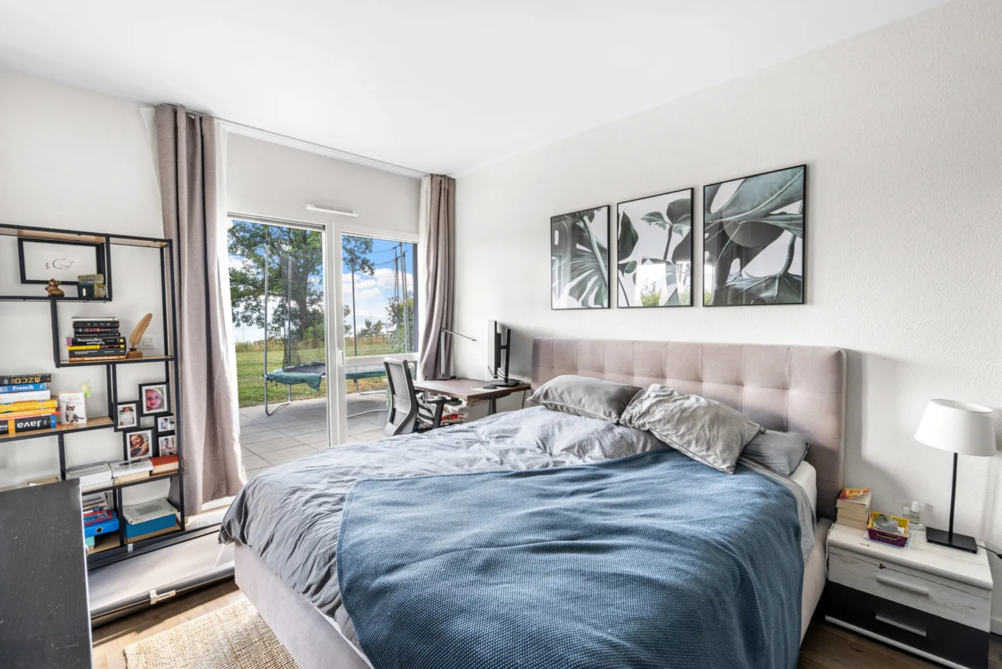 Wunderschöne 3,5-Zimmer-Wohnung mit Garten und Seeblick in St-Légier - Foto 6 von 12