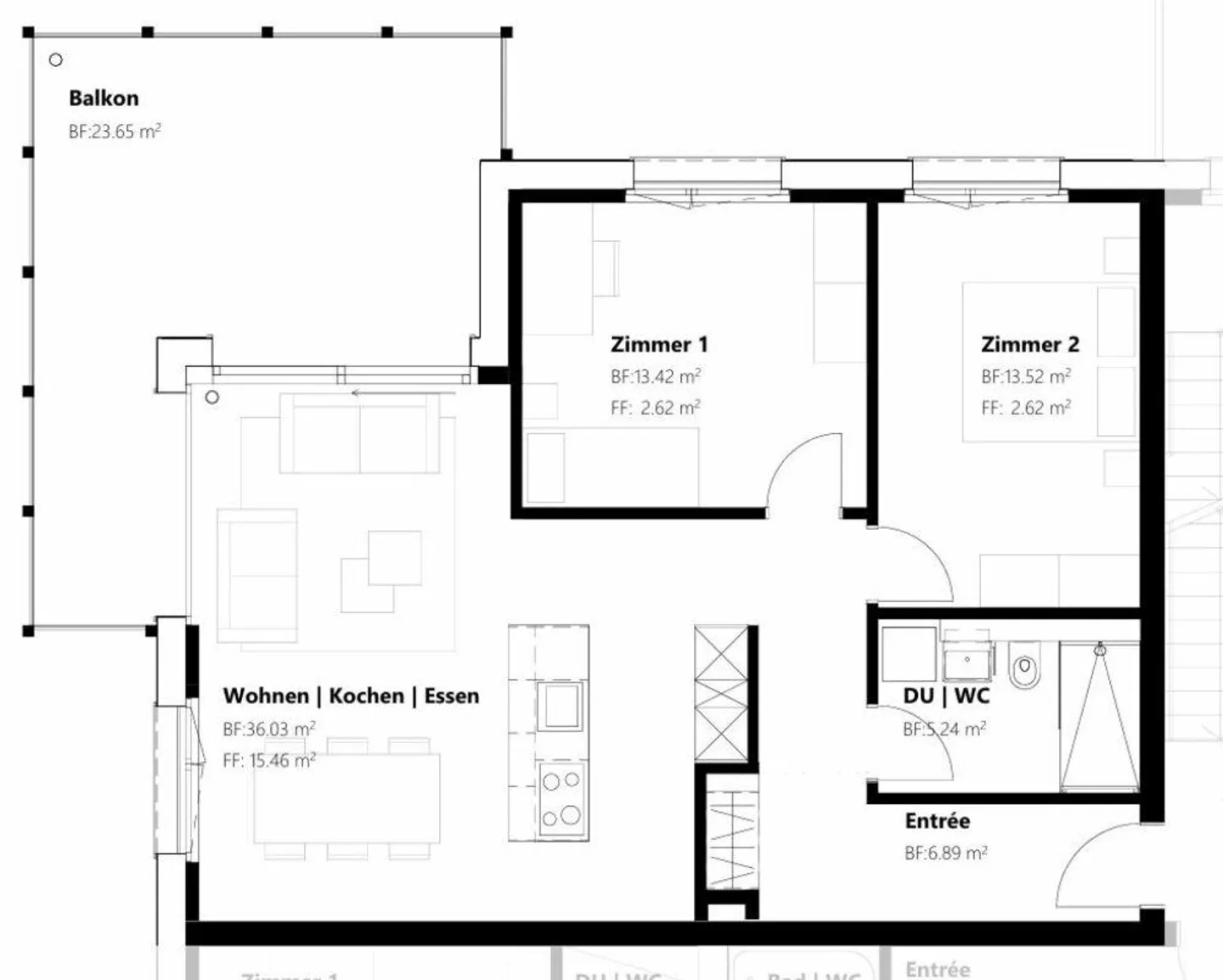 Appartement moderne près du lac cherche de nouveaux locataires - Photo 12 sur 13
