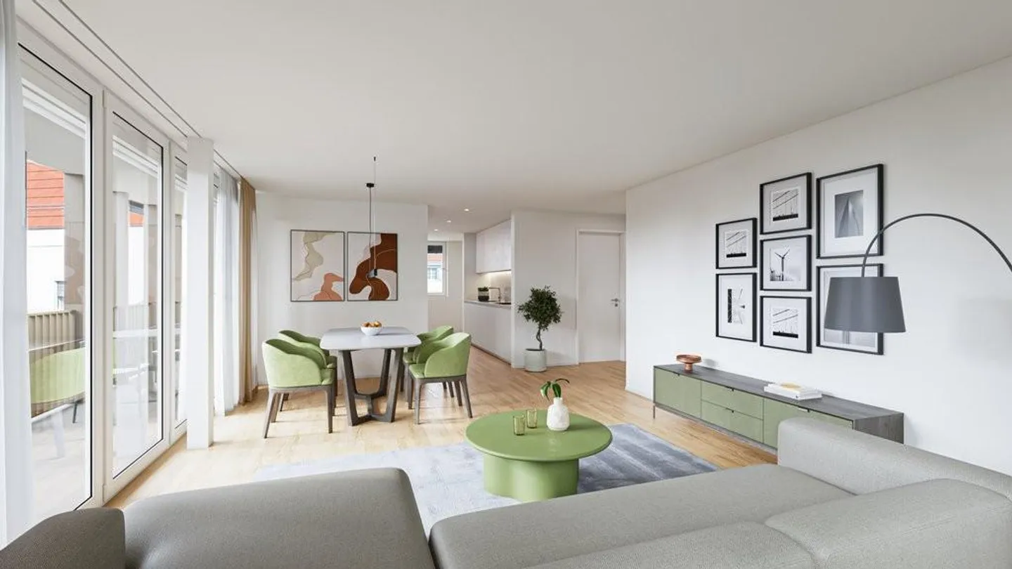 Moderne 3.5 Zimmer-Wohnung - Foto 2 von 5