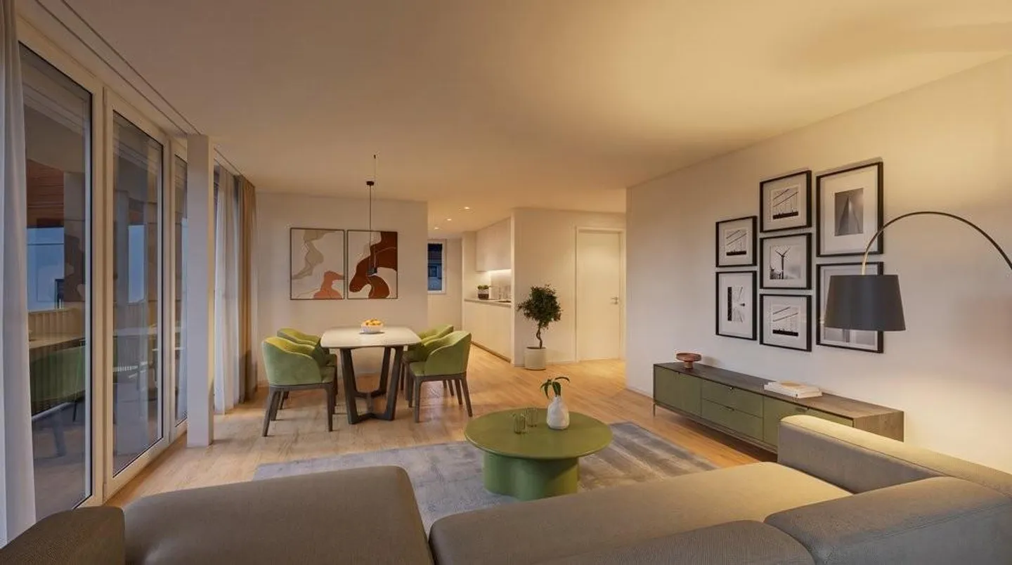 Moderne 3.5 Zimmer-Wohnung - Foto 3 von 5