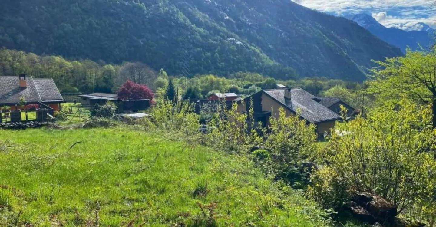 Terreno edificabile con piscina naturale a Giornico - Residenza principale - Foto 1 di 6