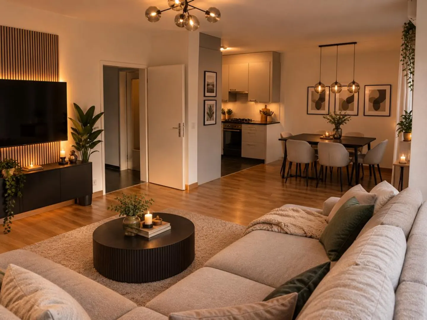 Bright 3.5-room apartment with balcony! - Photo 1 of 9