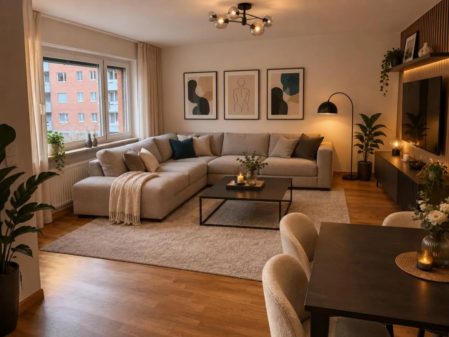 Bright 3.5-room apartment with balcony! - Photo 2 of 9