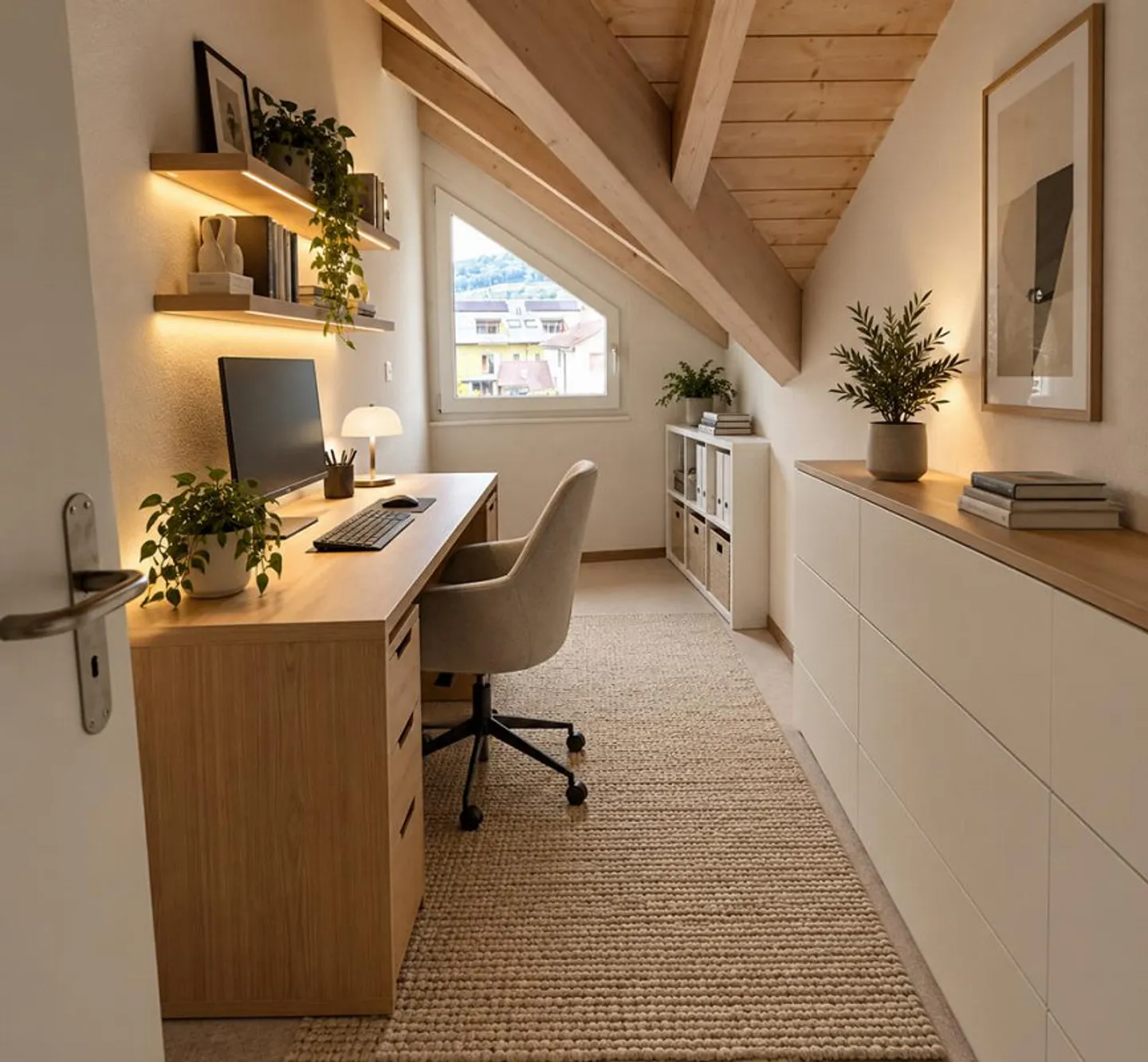 Spacious 3.5-room penthouse apartment with small office/storage room - Photo 7 of 11