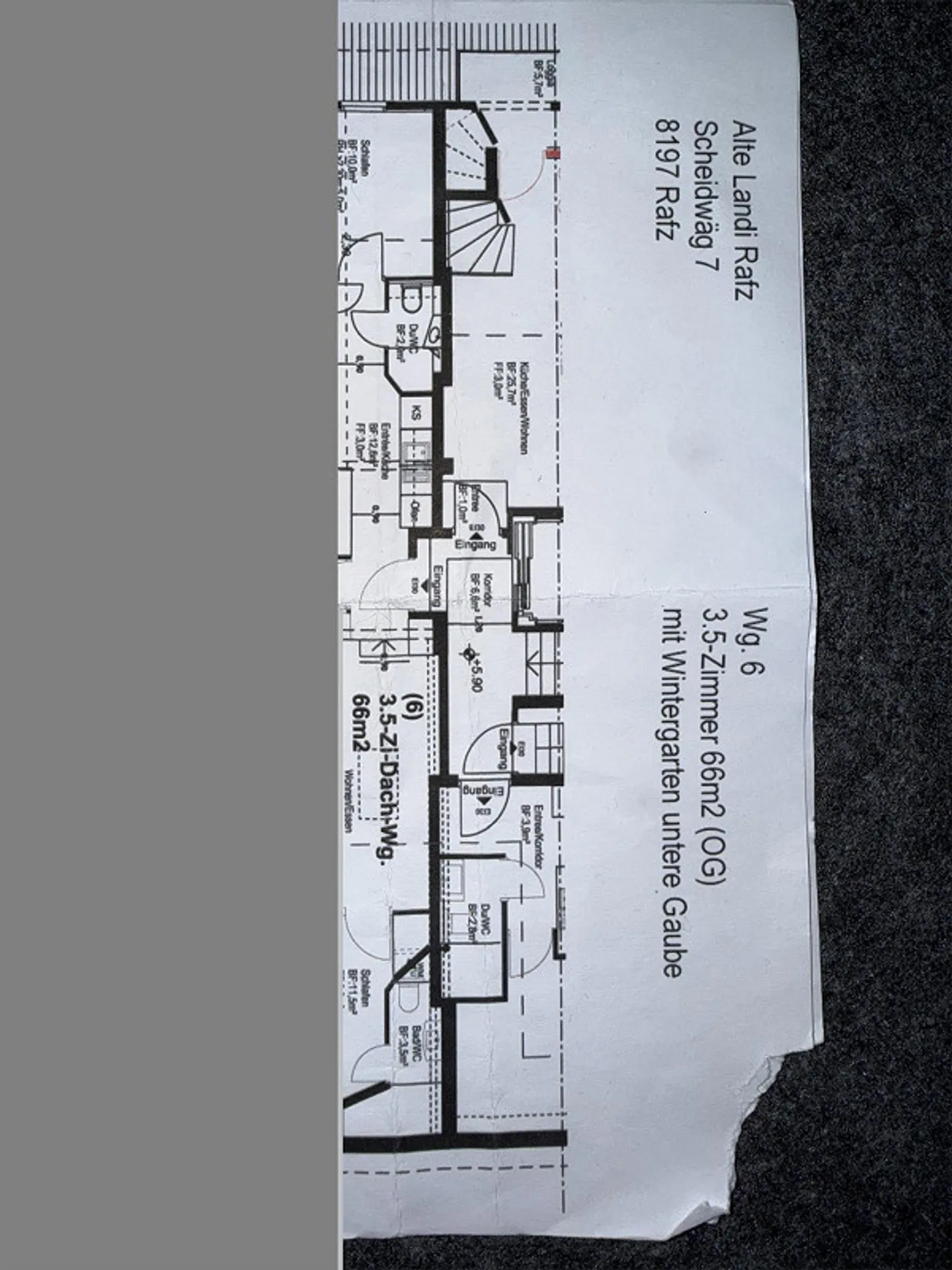 Helle 3.5-Zimmer-Dachwohnung mit 2 Badezimmern - Foto 10 von 10