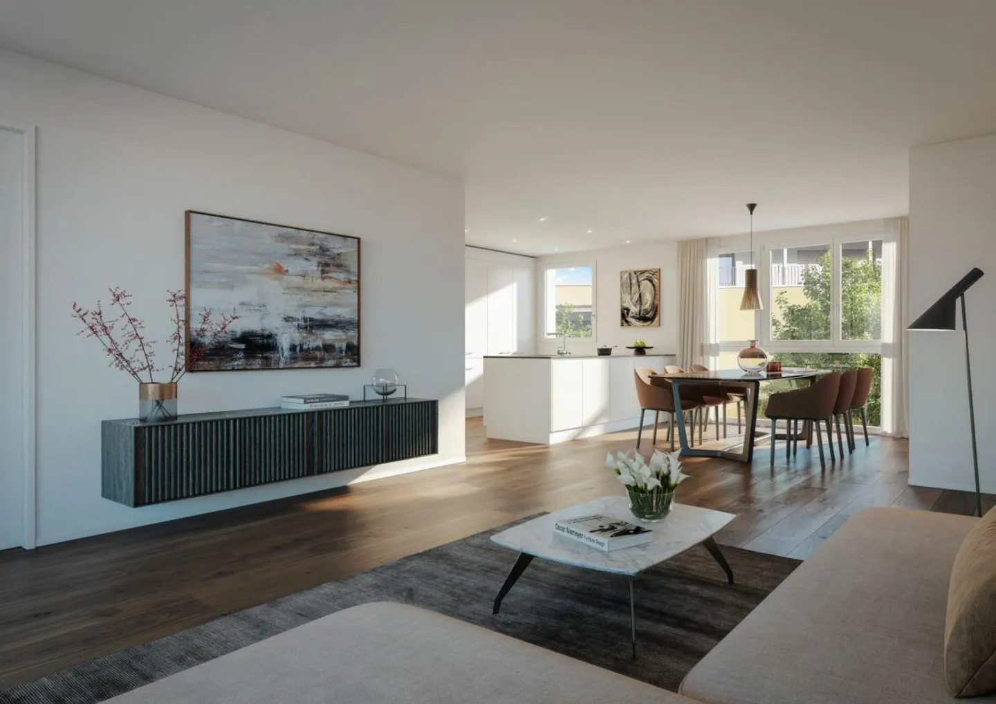 Arriver & s'épanouir : Appartement avec jardin Lindenpark - Photo 3 sur 8