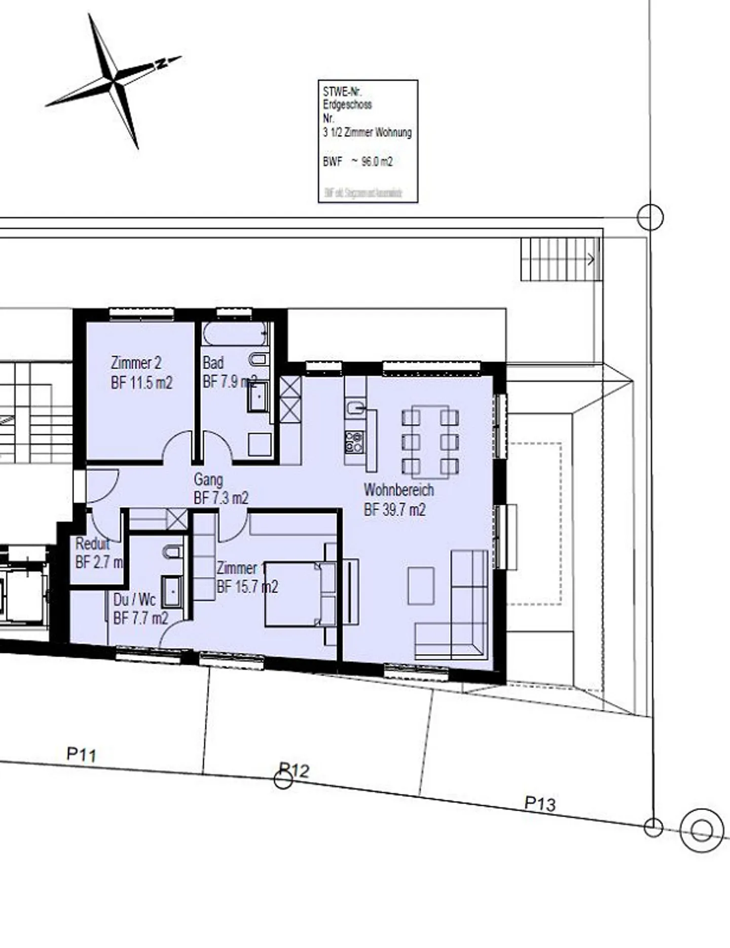 Exklusiver Neubau: 3.5 Zimmer- Gartenwohnung - Photo 9 of 9
