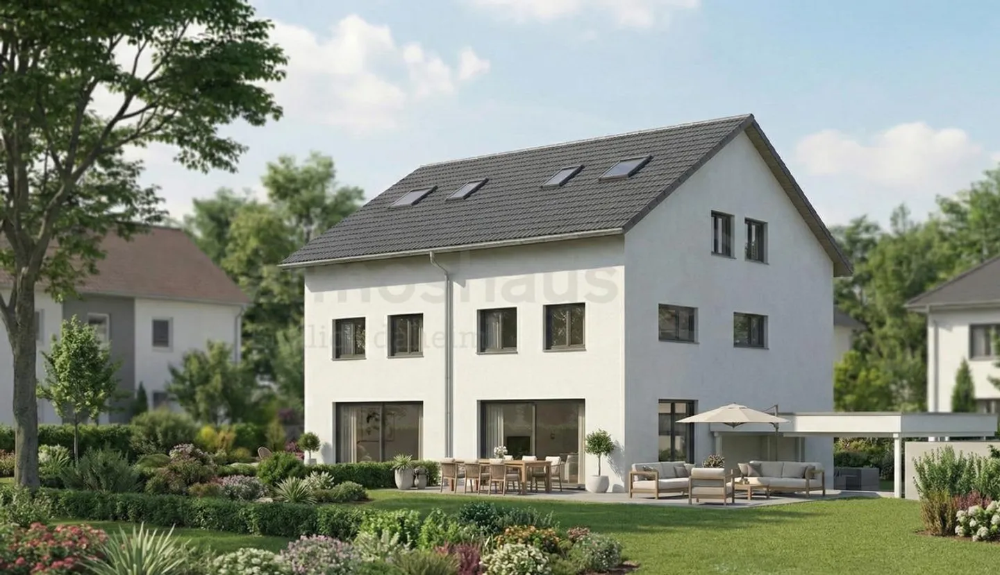 «Exklusives Neubau-DEFH an begehrter Lage in Kriens» - Foto 1 von 8