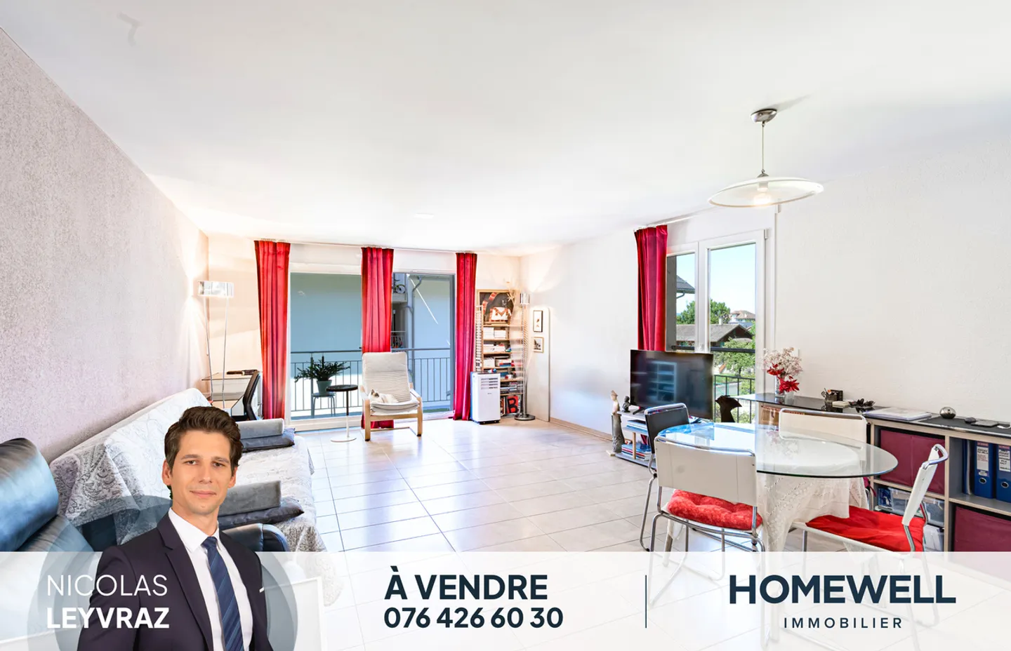 Beautiful 2.5-room apartment with bright private balcony - Photo 1 of 9