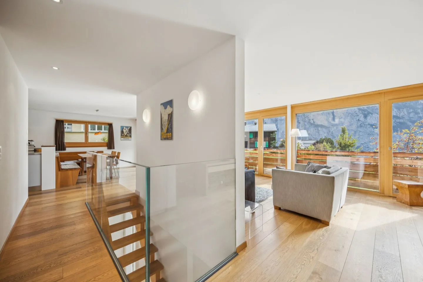 Appartement Duplex Spacieux dans le Village Montagnard Idéal de Mürren - Photo 1 sur 11