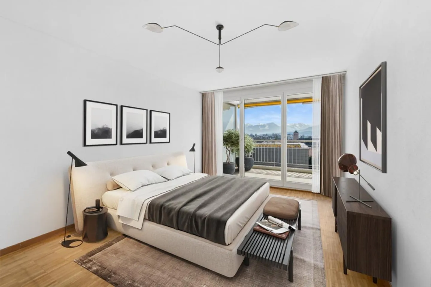 Moderno appartamento di 4,5 stanze con grande terrazza a Rothenburg - Foto 4 di 9