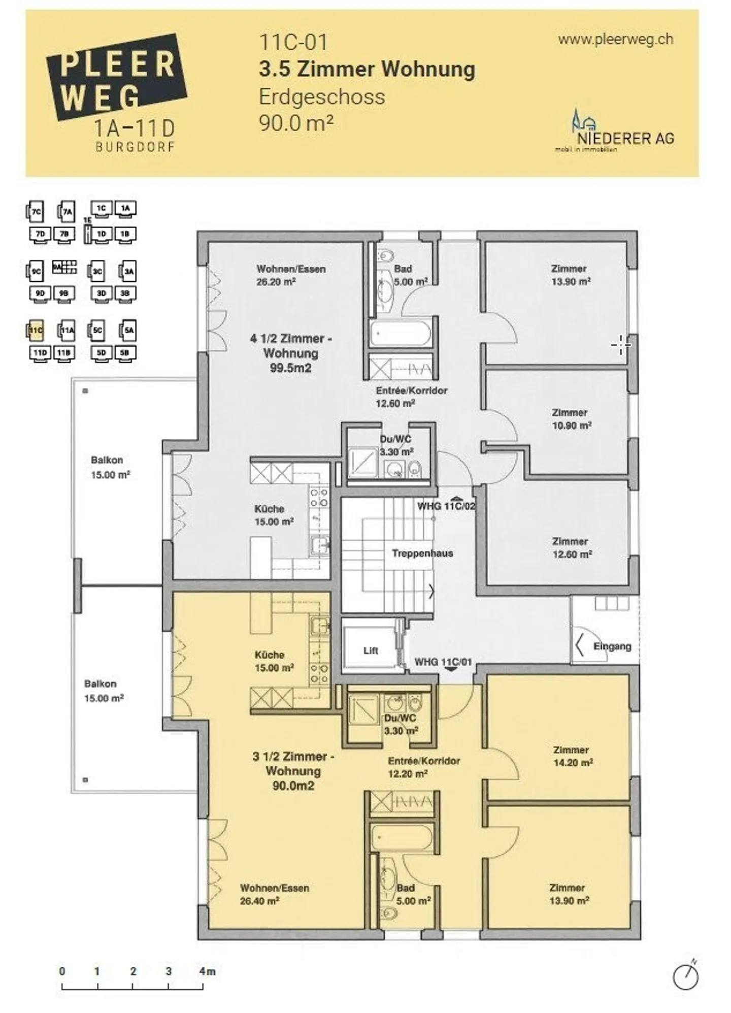 Appartamento da sogno di 3,5 stanze con sconto unico per bambini! - Foto 11 di 11