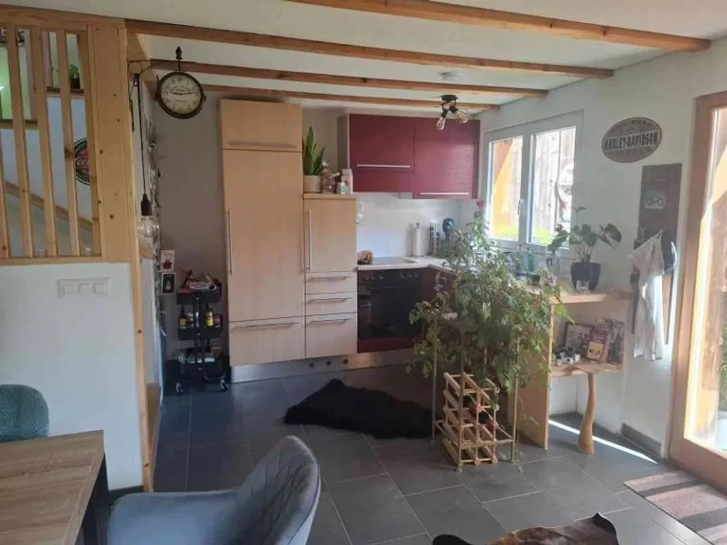 Cozy 2-room maisonette apartment with garden and balcony for rent - Photo 4 of 11