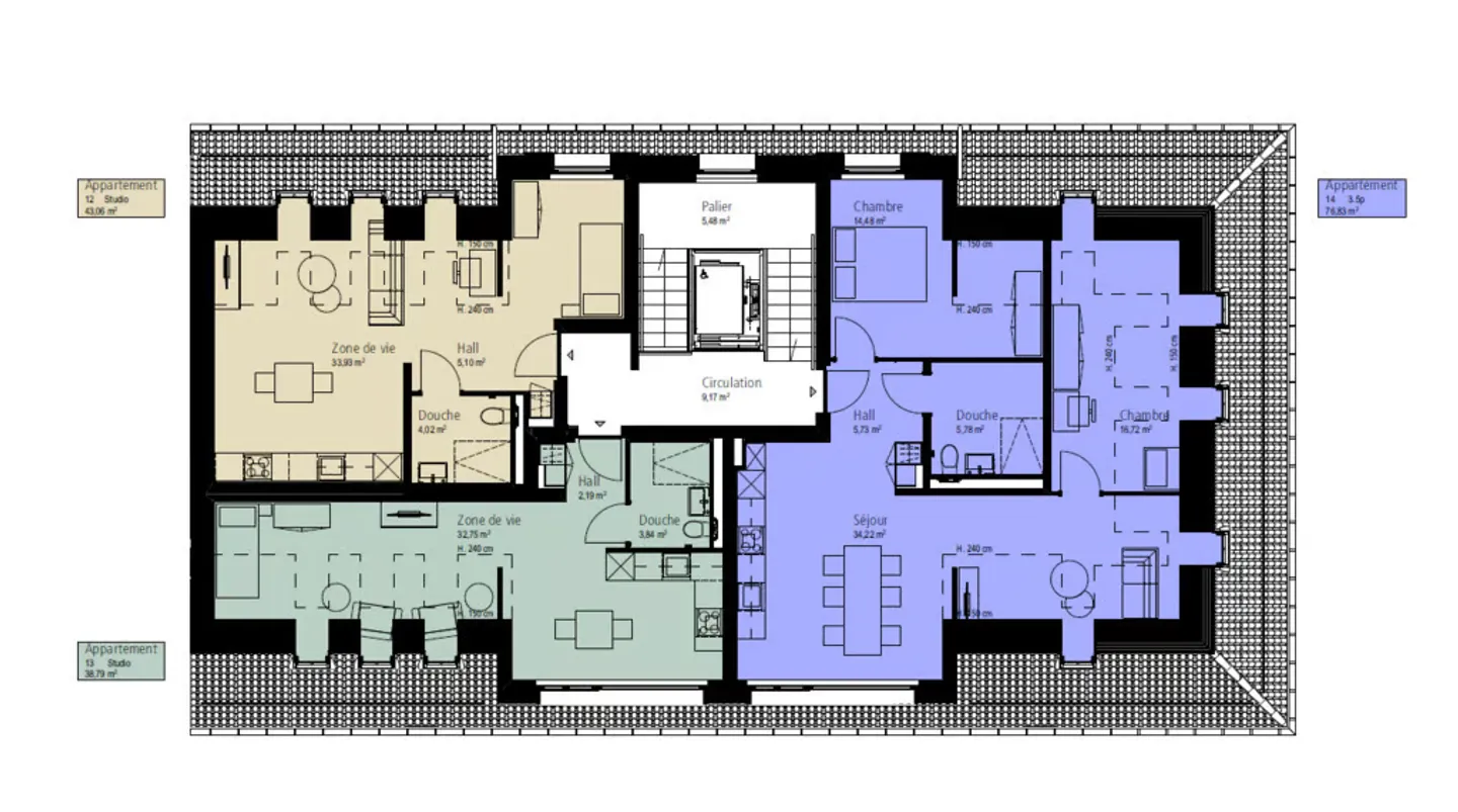 Wohnung mit Rahmen 3,5 Zimmer - Foto 2 von 12