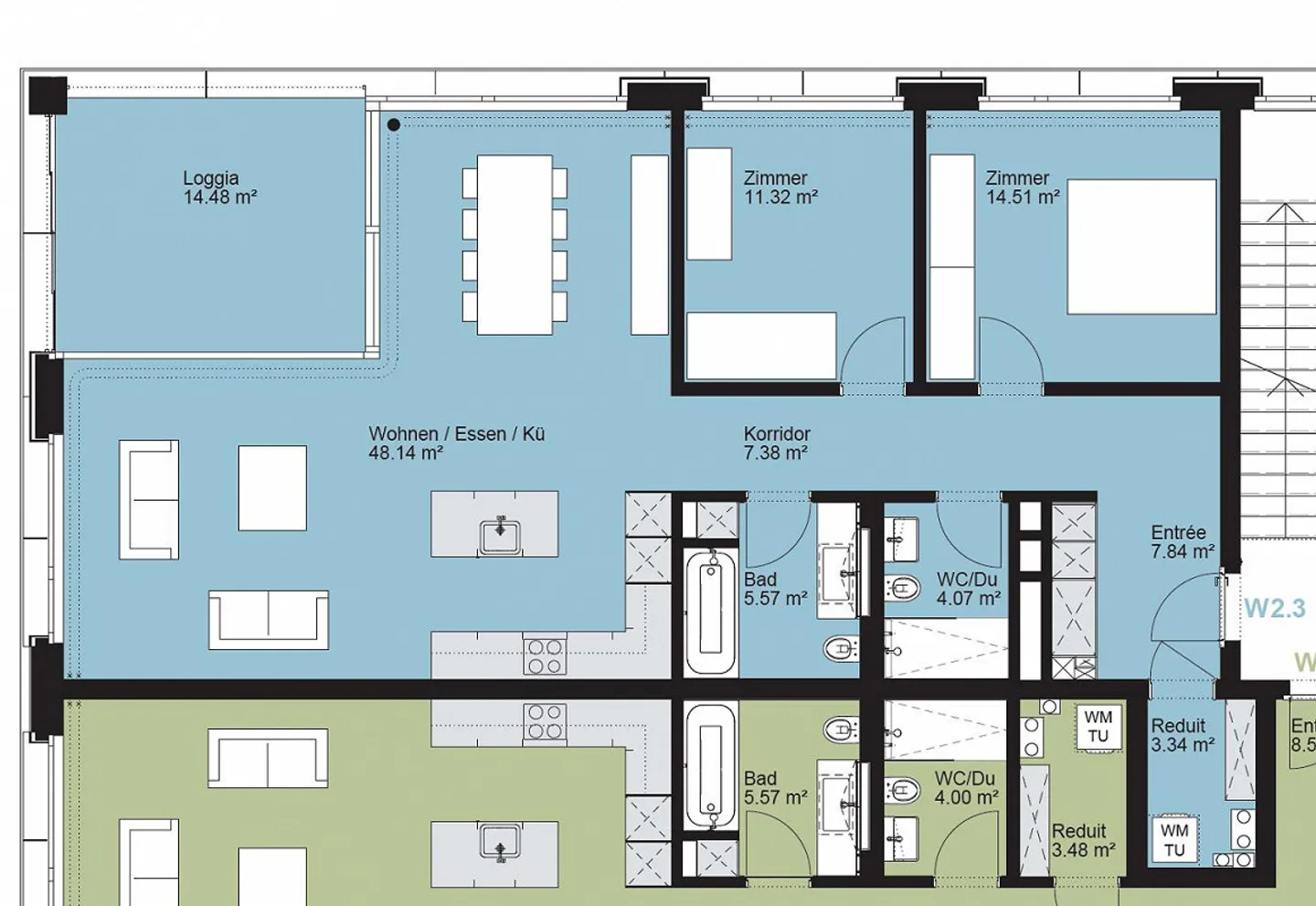 Modern 3.5 Room New Apartment in the Heart of Ennetbürgen - Photo 5 of 5