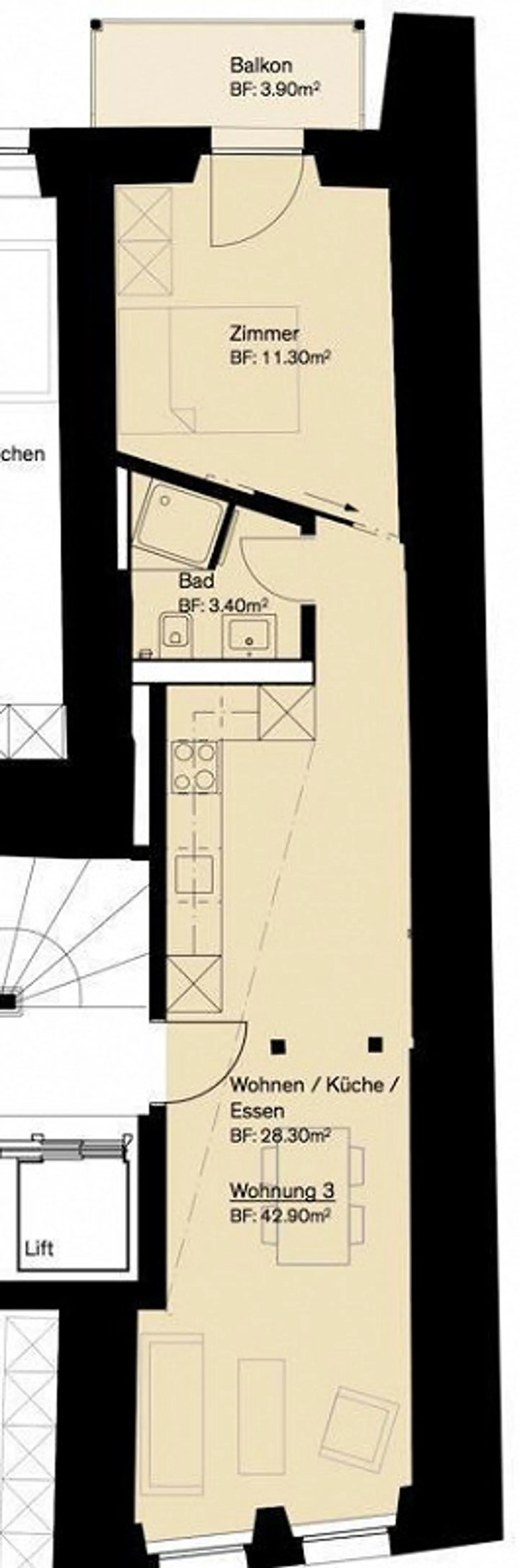 Appartamento 2,5 locali a Sciaffusa - Foto 7 di 7