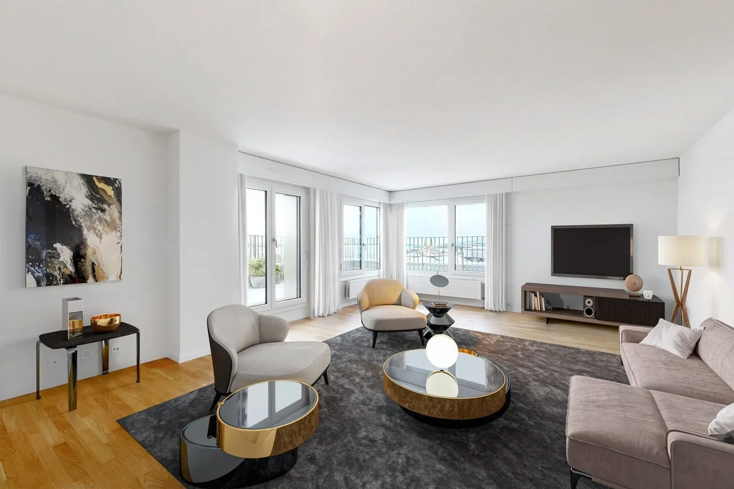 Splendide Attique avec Vue sur le Lac - Photo 1 sur 10