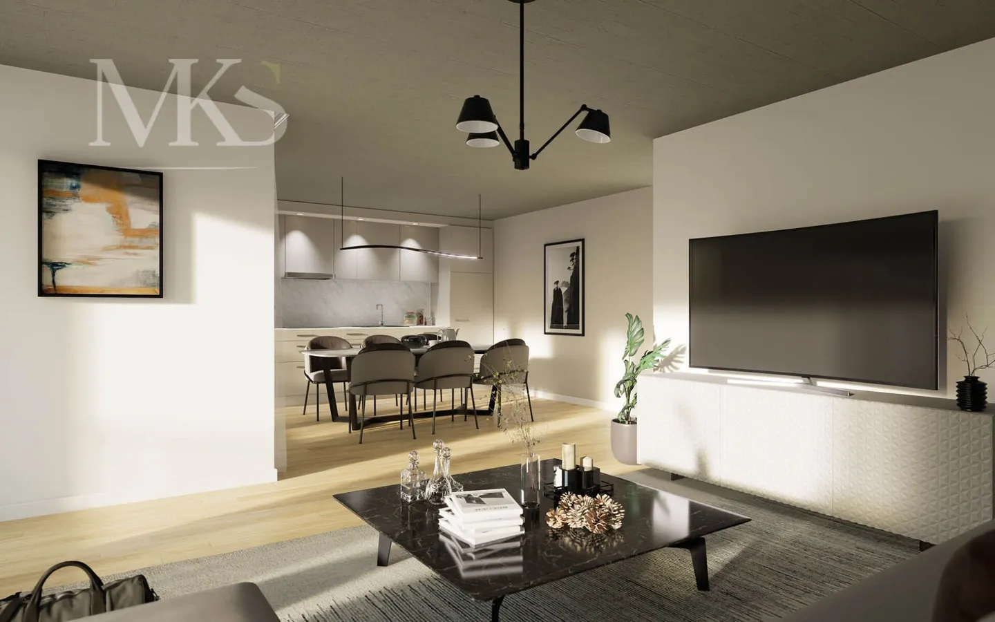 Ampio appartamento di 3,5 stanze in nuova costruzione a Visp (89 m2) - Foto 3 di 8