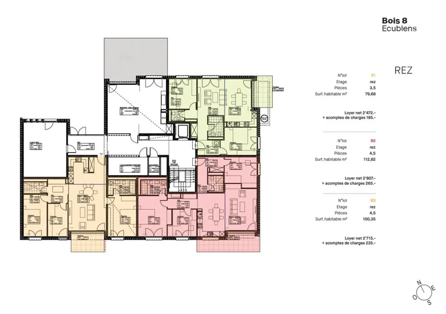 Nouvelles appartements de 4.5 pièces à louer à Ecublens - Photo 11 sur 12