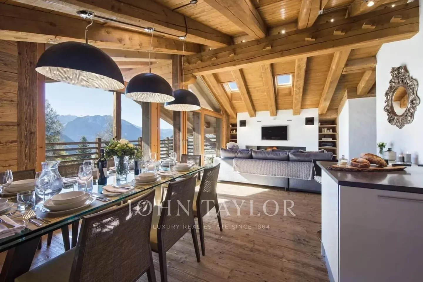 Attico moderno con quattro camere da letto in affitto – Verbier - Foto 3 di 13