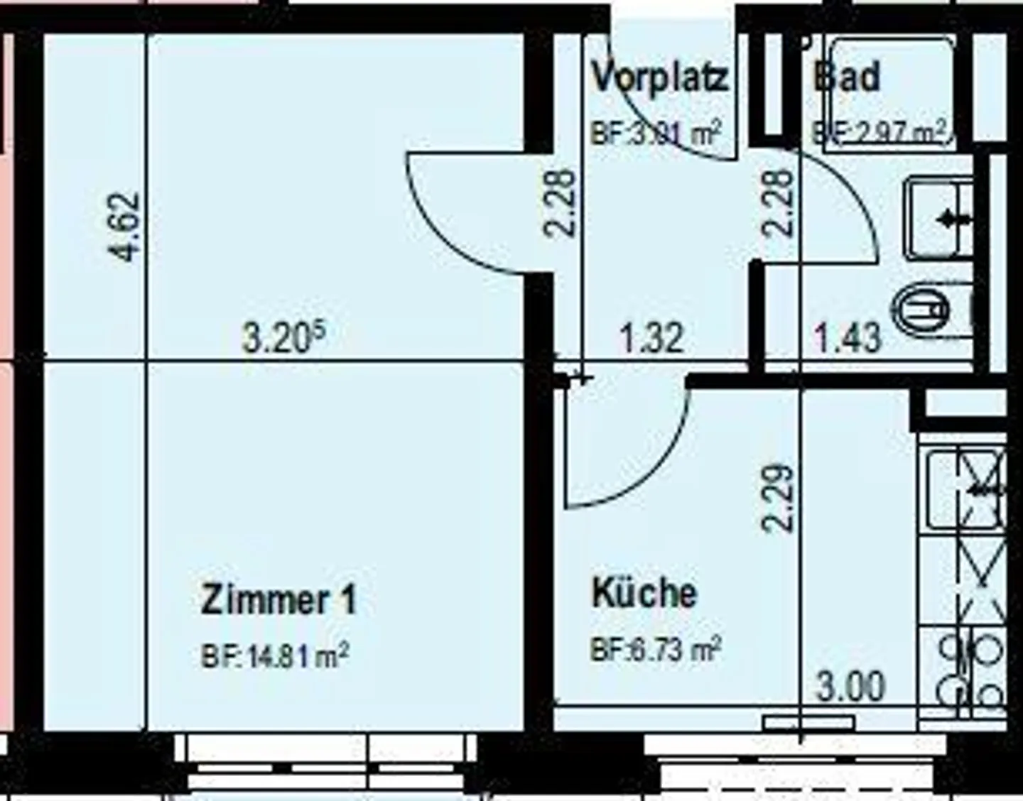 1-Zimmerwohnung in der Nähe vom Bahnhof - Foto 5 von 5