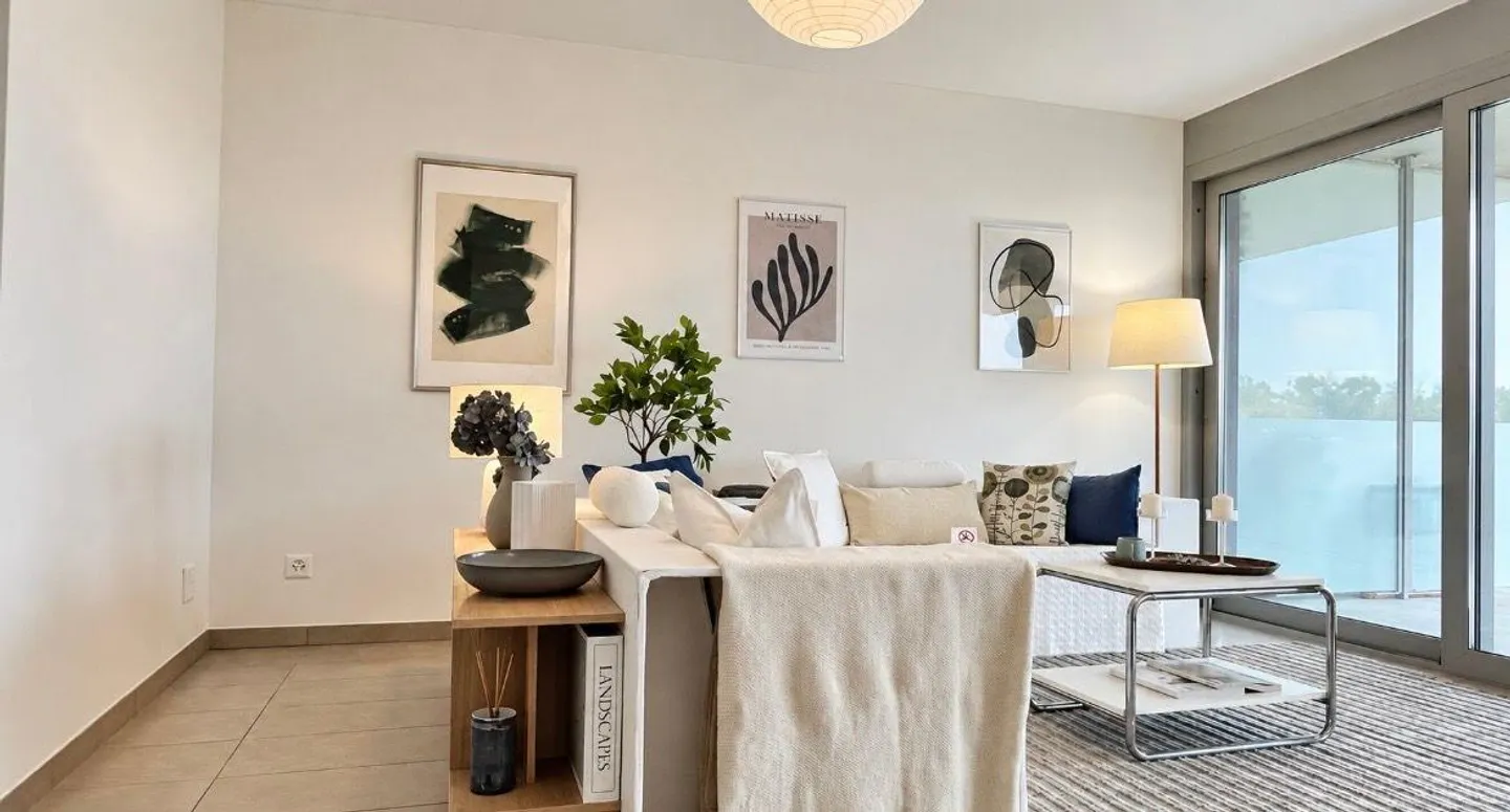 Gravesano - elegantes 2,5-Zimmer-Apartment mit großer Panoramaterrasse - Foto 3 von 27